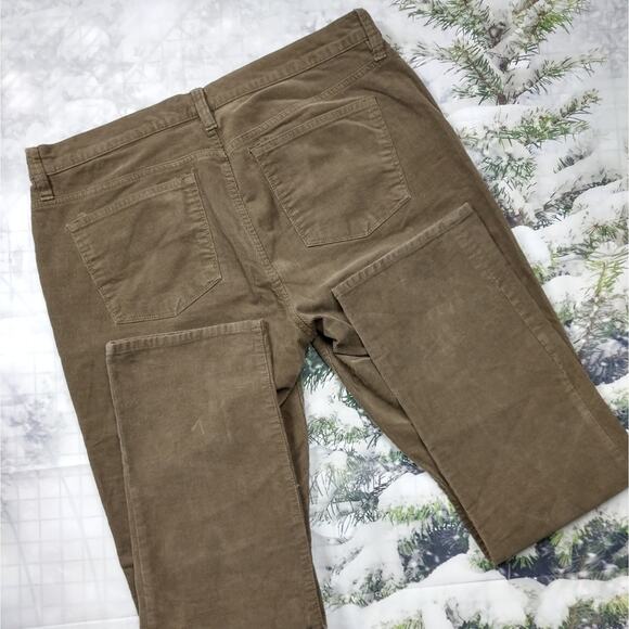 Lauren Ralph Lauren Jeans Straight Leg Brown Corduroy Classic Acadamia size 14 - Picture 3 of 8